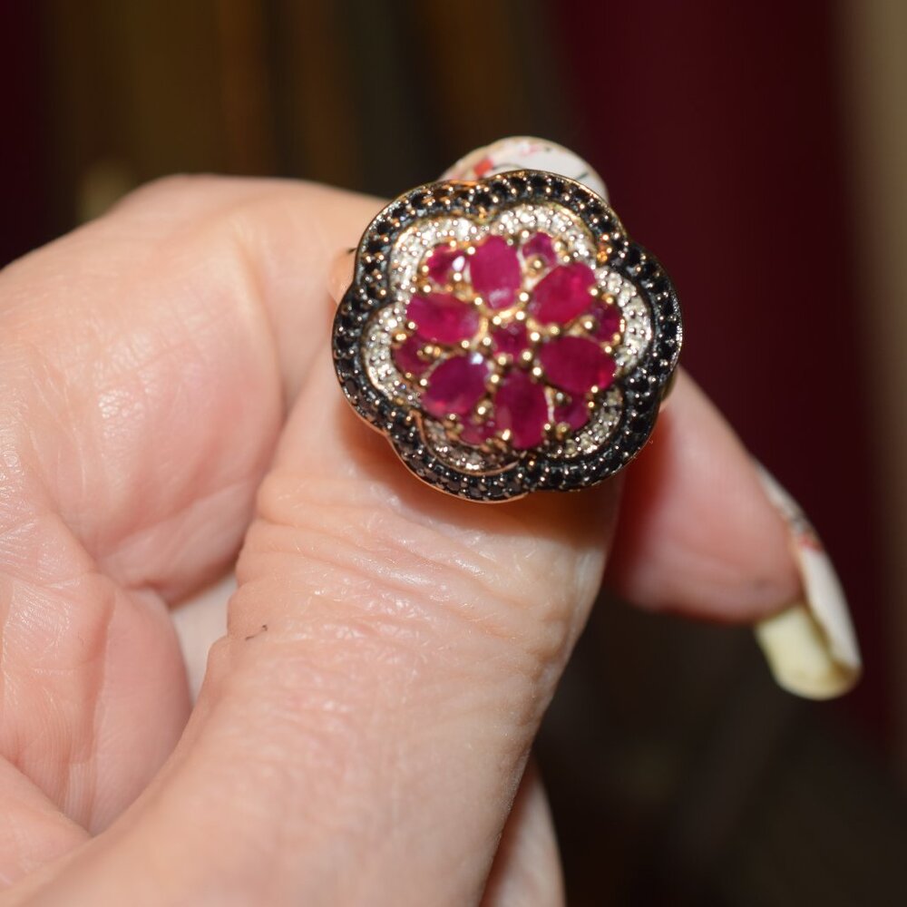 Chuck Clemency Genuine Ruby, Diamond And Sapphire… - image 5